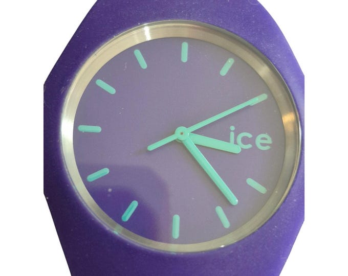 Ice Watch Rare Purple Color New Battery Stylish Contemporary Unisex Minimalist