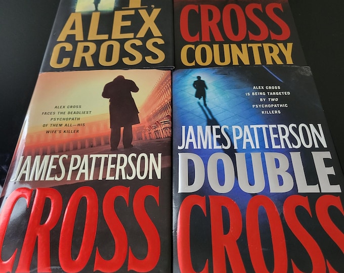 James Patterson Alex Cross Lot 4 Hardcover Dust Cover Jacket First Edition
