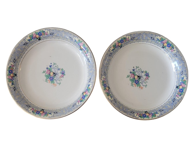 Vintage Regal Ware Bowls: England RPCo Floral Set of 2