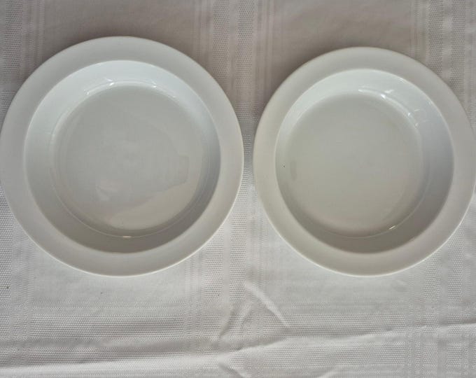 Vintage Dansk Bistro Bisserup White Bowls – Set of 2 Made in Thailand Cottage