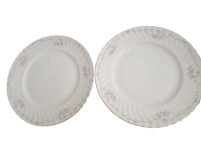Gold Standard Dinner Plates Quality Porcelain China Made in Japan MCM Set of 2
