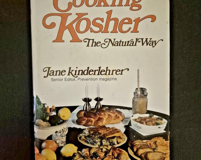 Cooking Kosher: The Natural Way by Jane Kinderlehrer (1980, Hardcover)