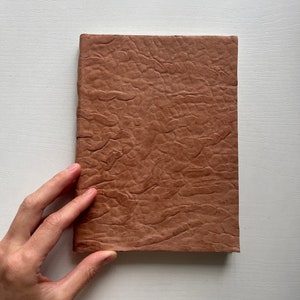 Album da disegno in pelle personalizzato con acquerelli: regalo artistico in carta di cotone fatto a mano