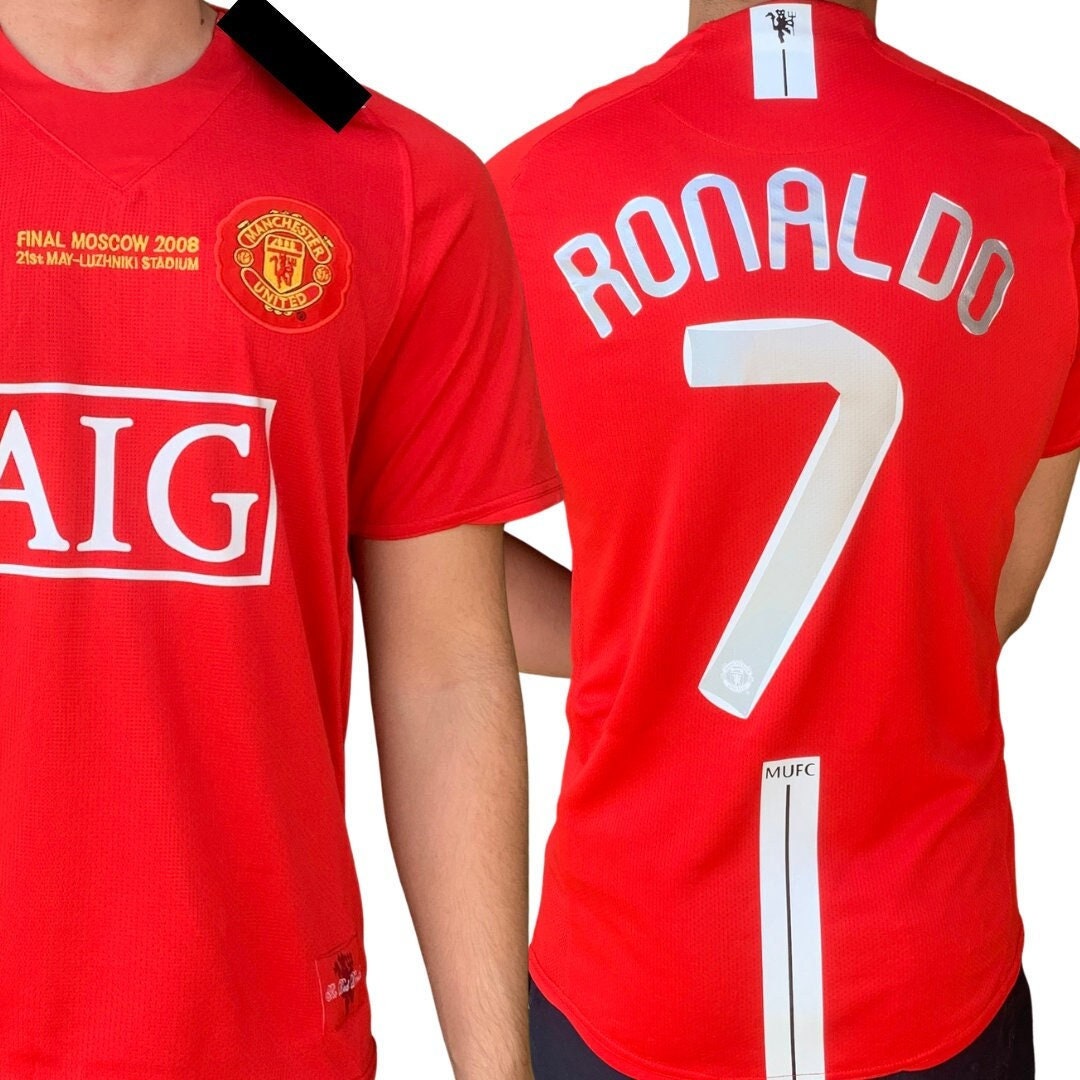 Manchester United 2008 Kit,Manchester United Uniform 2008,S-XL