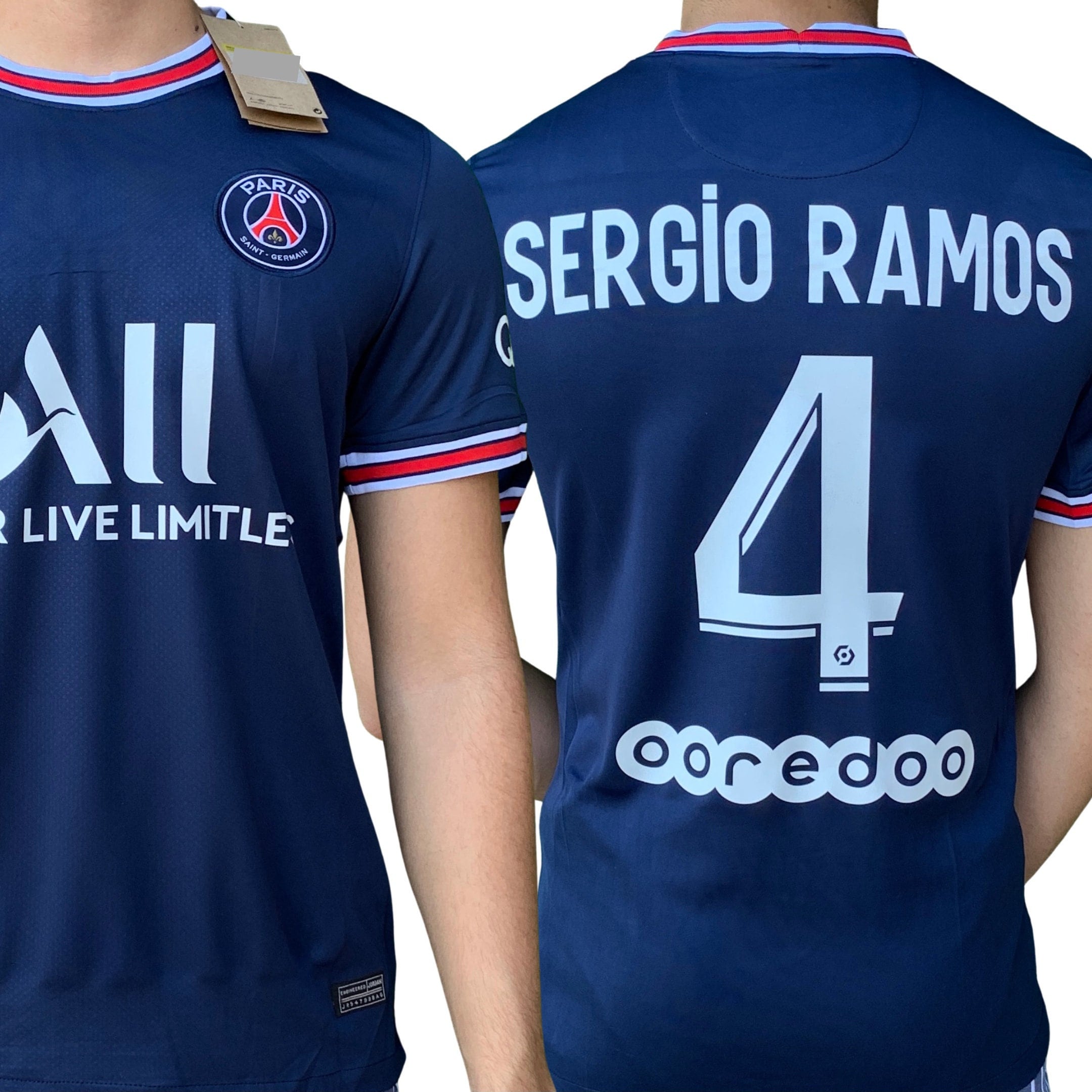 Paris Saint-Germain Sergio Ramos PSG Official Collection T-Shirt