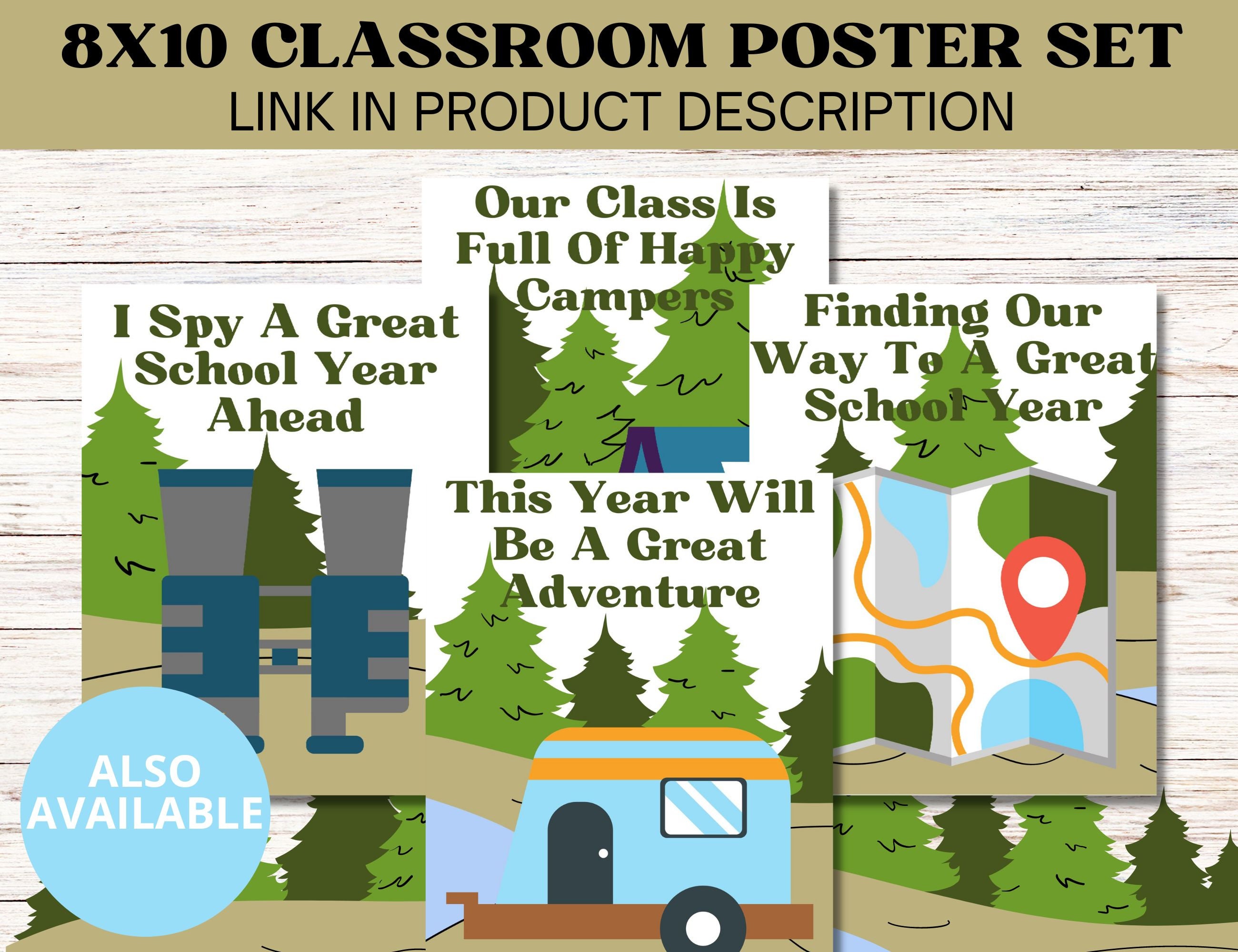 Printable ABC Alphabet Matching Learning Game Flashcards, Camping ...