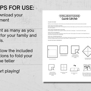 Printable Valentine's Day Truth or Dare Cootie Catcher for Kids and