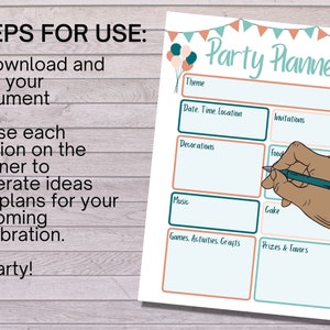 Simple Party Planner Worksheet - Il 300x300.4563782634 O1j3 