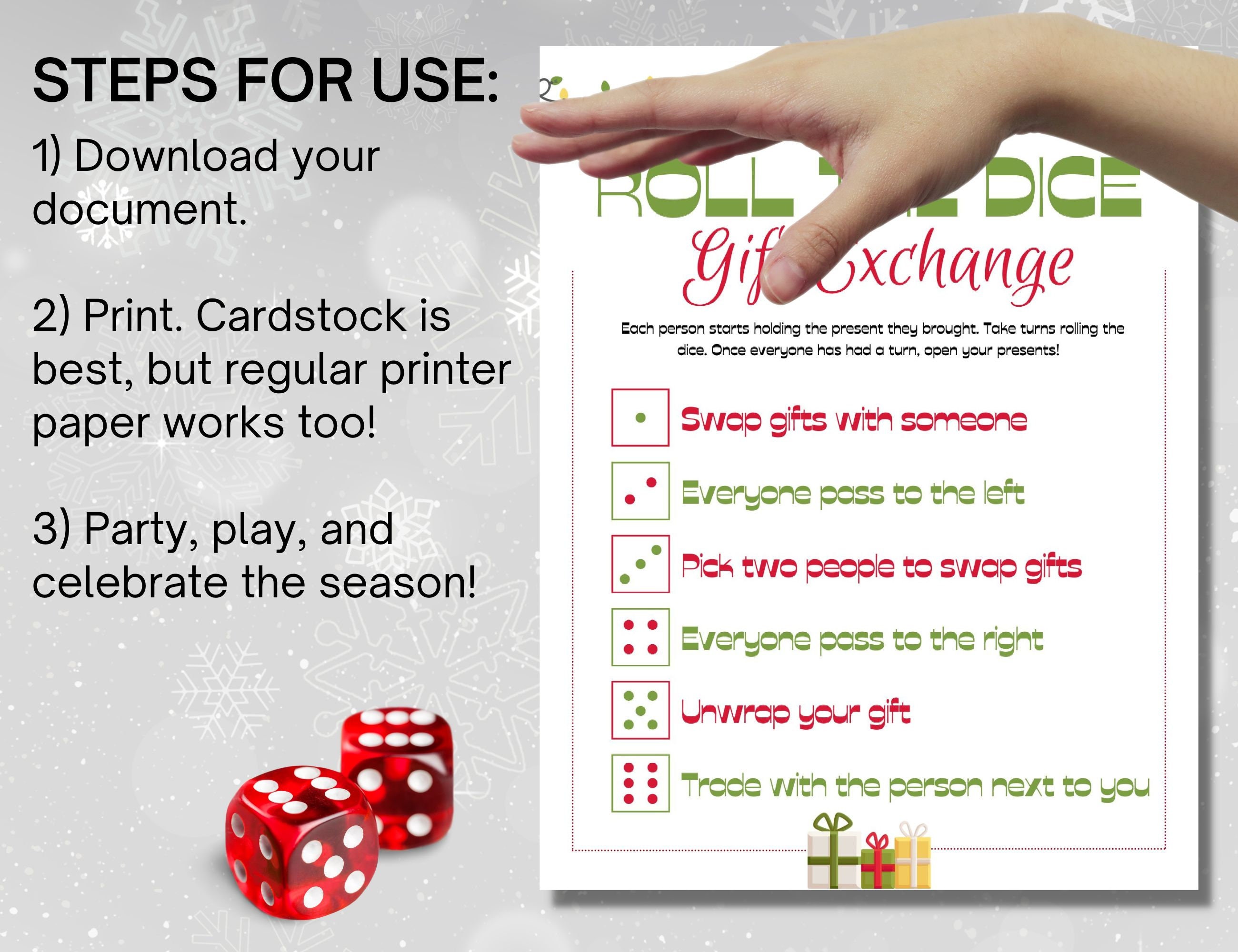 Printable Gift Exchange Game Dirty - Il Fullxfull.5435744371 7s0e 