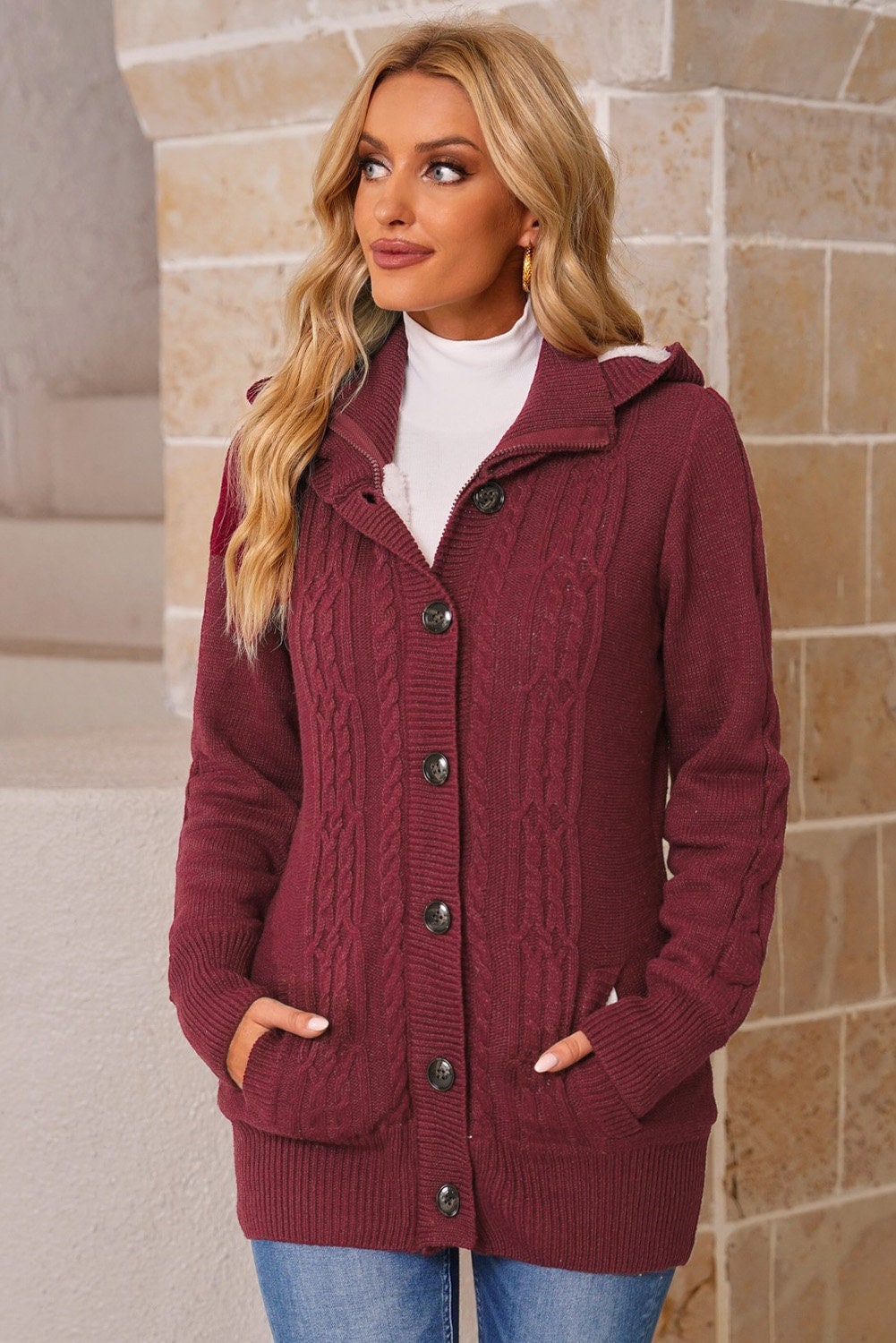 Fleece Cardigan - Etsy