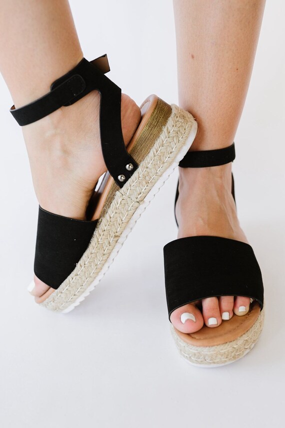 espadrille platform shoes
