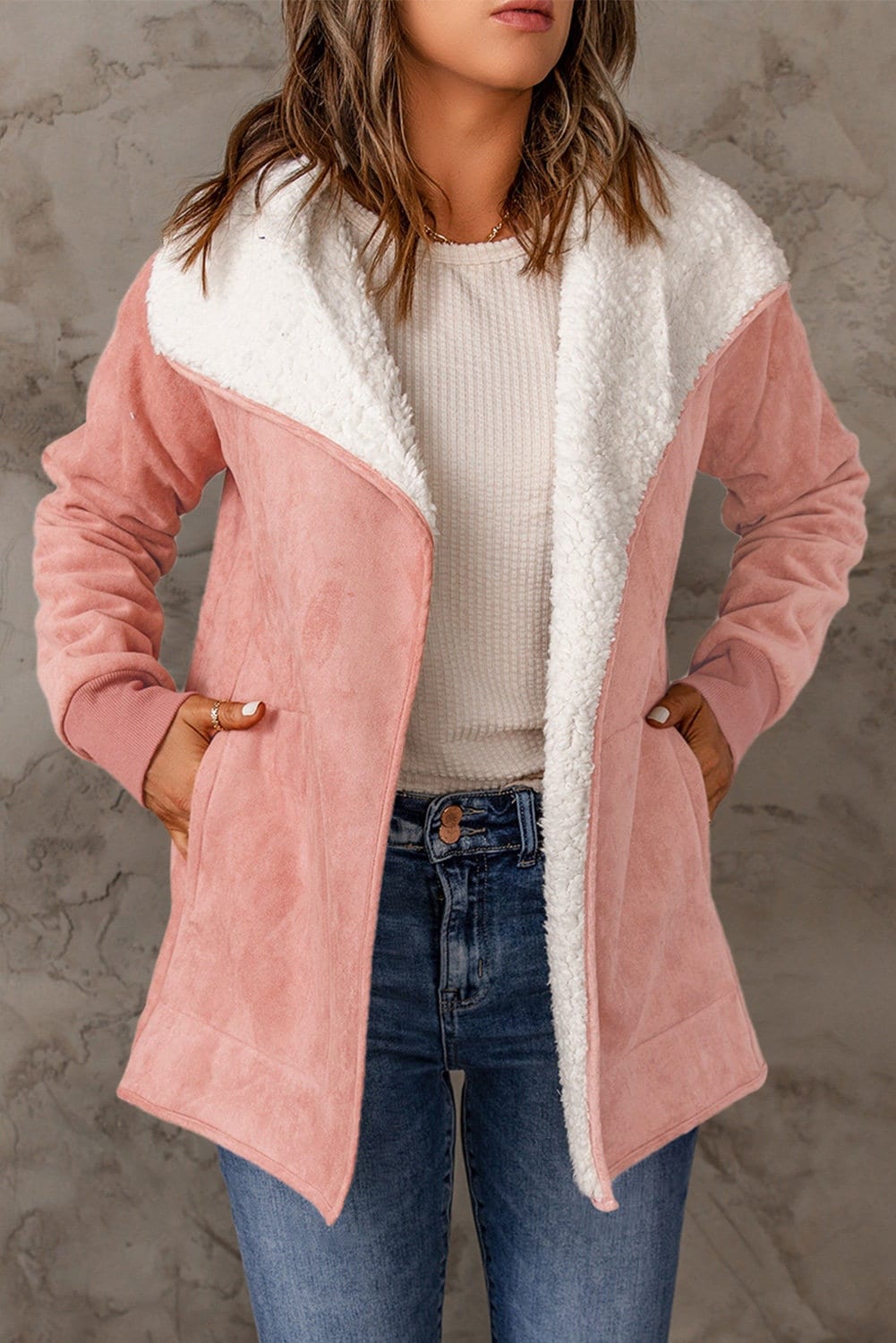 sherpa lined jacket plus size
