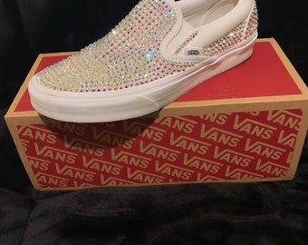 bedazzled vans for wedding