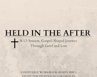 Grief Journal | Christian Workbook | Bible Journaling Kit | Printable | Digital Download | Loss of a Loved One