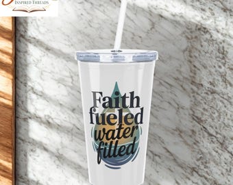 Christian Tumbler | Holy Water Bottle | Smoothie Cup | 20 oz