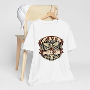 Maglietta "One Nation Under God" / Maglietta "Christian Unity" / Airlume Cotton Unisex