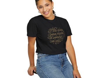 If the Stars Were Made to Worship Youth T-Shirt | Garment-Dyed Cotton Comfort Colors Tee