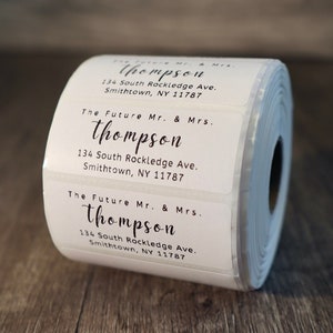 Wedding Return Address Labels-2.5”x1”Address Labels-Wedding Address Labels-Address Labels-Labels-Return Mailing Stickers-Mailing Stickers