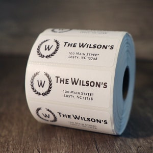 Return Address Labels-2.5”x1” Custom Address Labels-Address Labels-Personal Address Labels-Labels-Return Mailing Stickers-Mailing Stickers