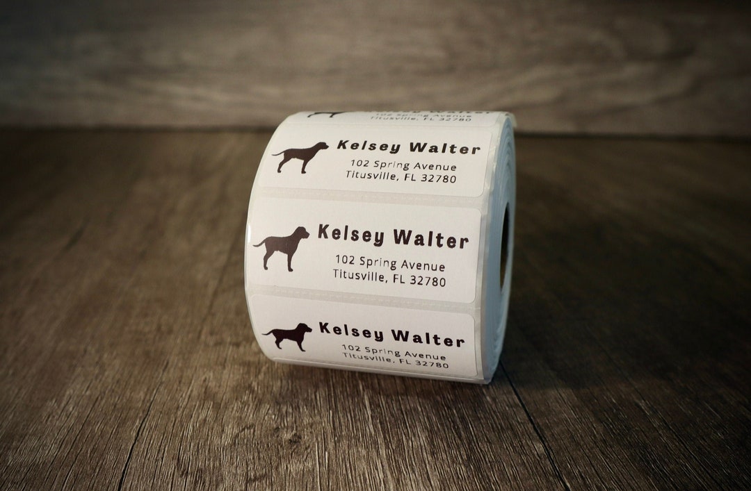 Return Address Labels-2.5”x1” Animal Address Labels-address Labels ...