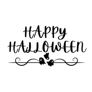 ハッピーハロウィンビニールデカール