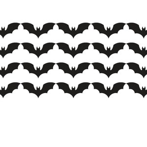 Mini Bats Vinyl Decal 20 Count Bat Decal Page