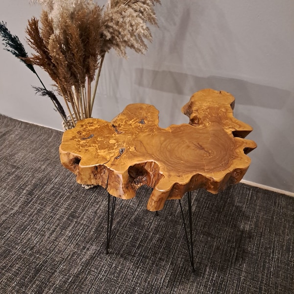 Natural Wood Coffee Table Etsy