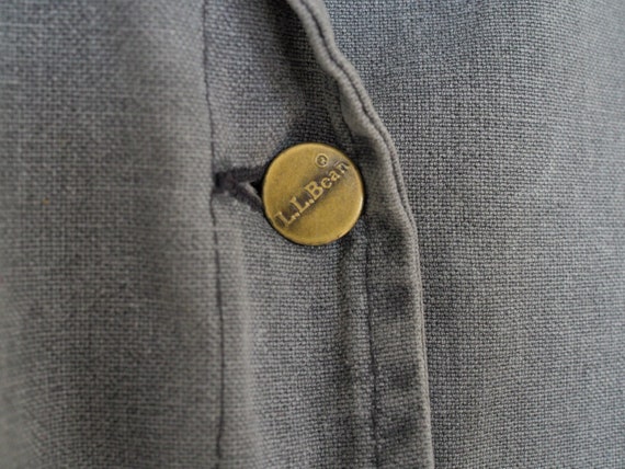 Vintage LL Bean Barn Coat / Vintage Jacket / Grey… - image 4