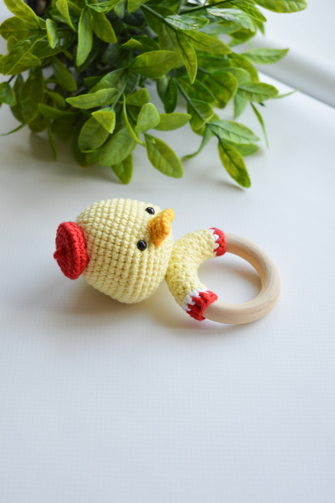 CROCHET PATTERN Duck Rattle Amigurumi PDF Easter Baby Gift Etsy