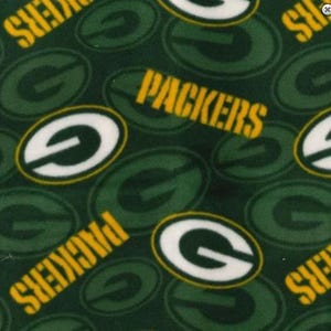 Green Bay Packers print handmade fleece tie blanket