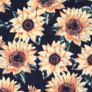 Sunflower Handmade Double Thick Fleece Tie Blanket 52 X 54 Etsy Canada