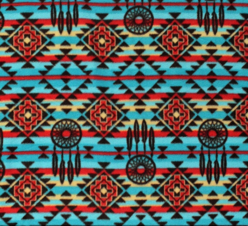 Diamond Dream Catcher Print Handmade Fleece Tie Blanket Etsy