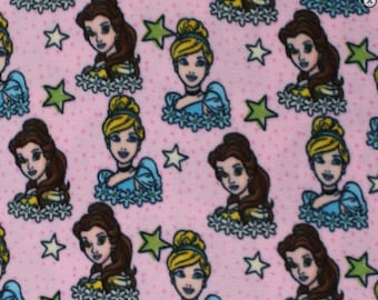 Disney Prinzessinnen Cinderella und Belle Druck handgemachte Fleece Krawatte Decke