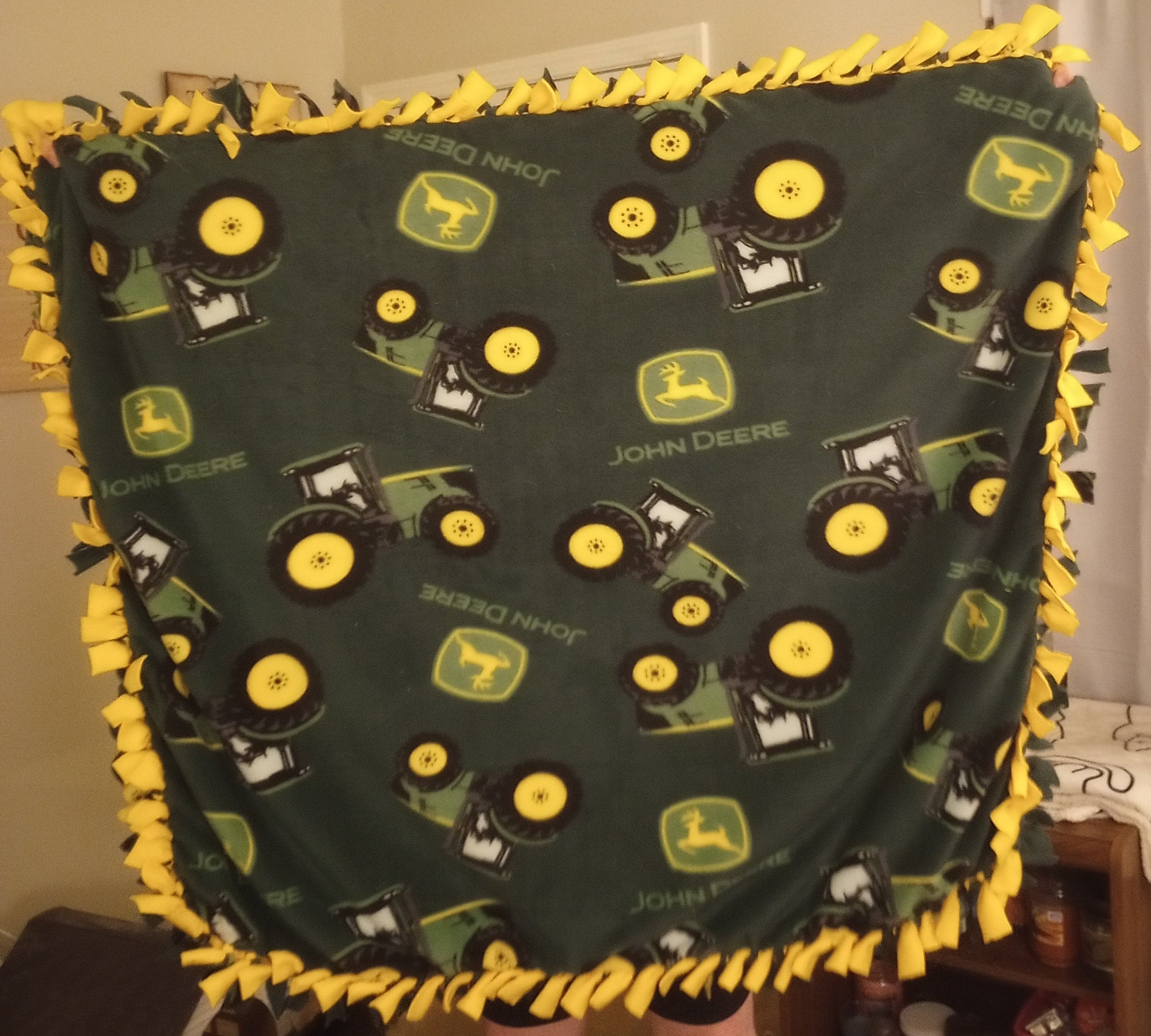 John deere fleece blanket kit new arrivals
