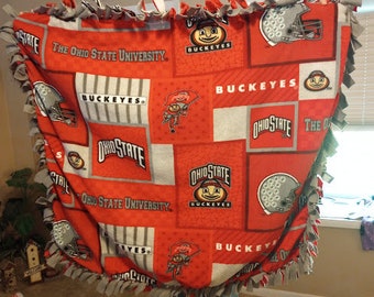 100% handgemacht Fleece-Schnur Decke