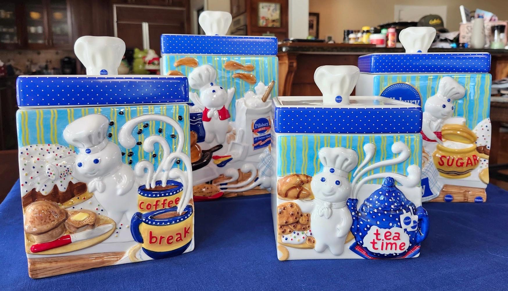 Doughboy Pillsbury ドゥボーイ ホーロー容器セット Doughboy Pillsbury ドゥボーイ ホーロー容器セット Doughboy