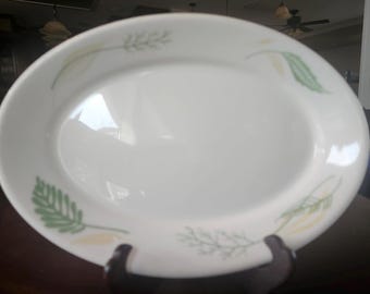 Homer Laughlin Botanical Platter, Small Oval China