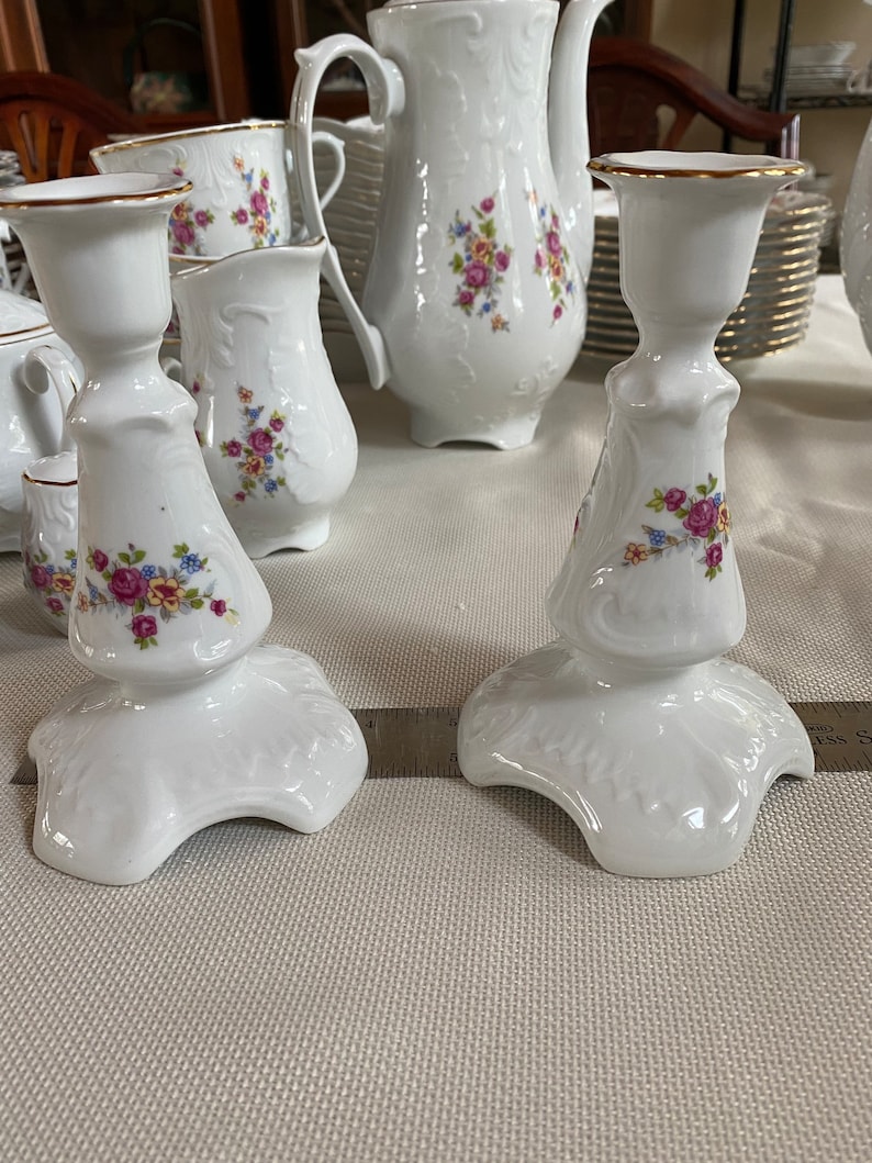 Vintage Cmielow rococo 1790 Polish Porcelain China Etsy