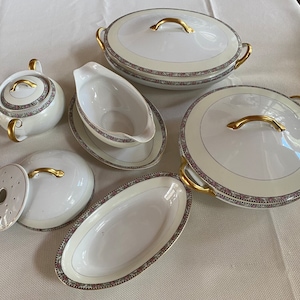 Antique Japanese China Serving Pieces