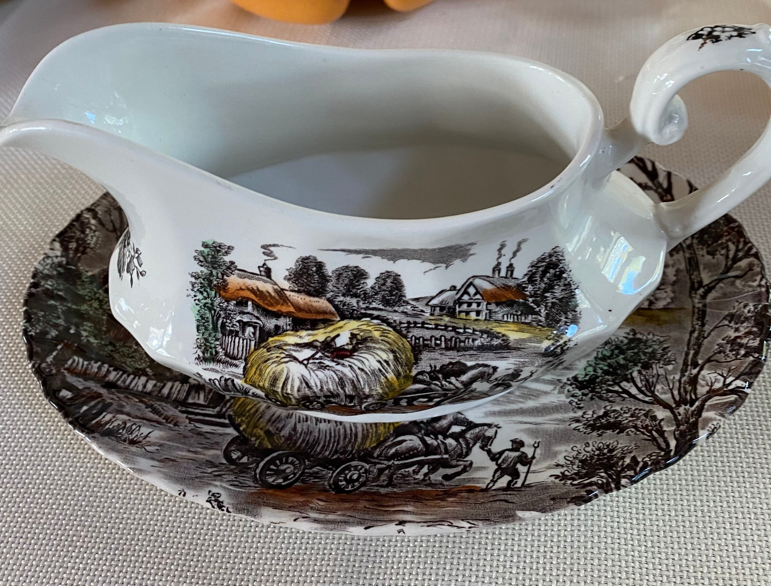 Vintage Staffordshire yorkshire Ironstone Dishware Etsy