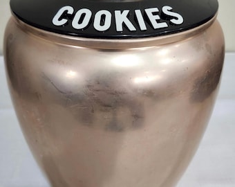 Kromex Aluminum Cookie Canister
