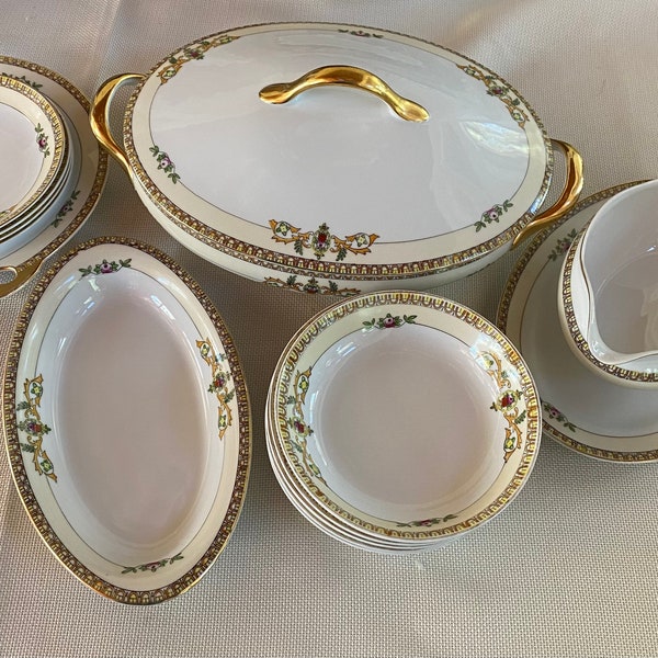 Hand Painted Meito China Etsy
