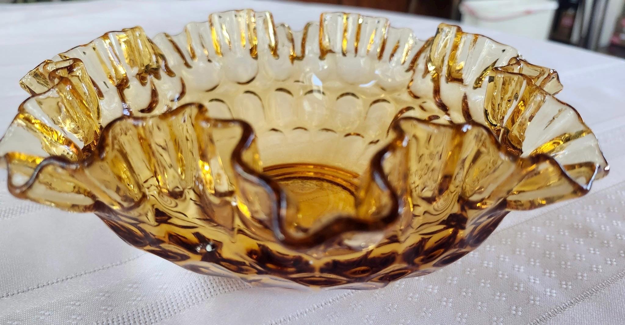 Fenton Amber Glass - Etsy
