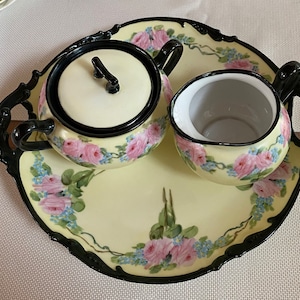 Antique Jean Pouyat-Limoge 3 Piece China Set