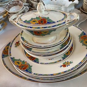Antique J&G Meakin Sol “Brighton” Dinnerware