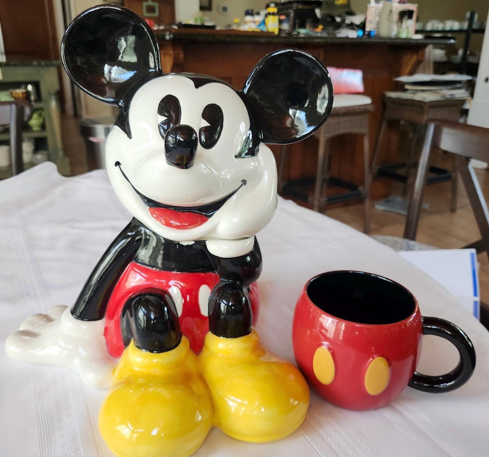 ミッキーマウス　クッキージャー　USA アメリカ ビンテージ 希少 ディズニー Mickey Mouse Cookie Jar Vintage - Etsy