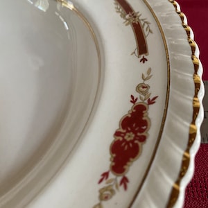 Johnson Bros. “Guildford Maroon” English Dinnerware