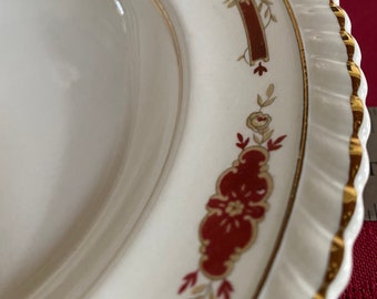 Johnson Bros. “Guildford Maroon” English Dinnerware