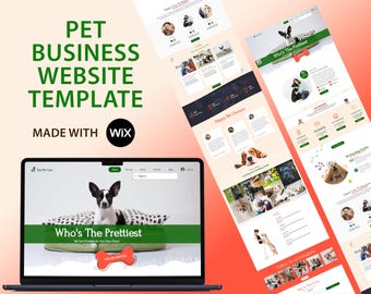 Wix Website Template: Pet Business, Dog Groomer, Veterinarian