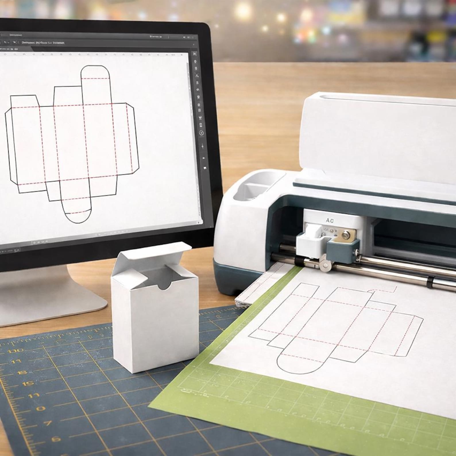 Subect Box Template Custom Box Template SVG, Downloadable Box Size for Cricut or Silhouette ...